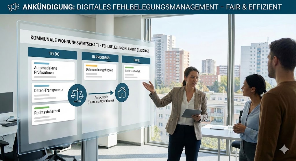 Digitales Fehlbelegungsmanagement auf Glass-Board